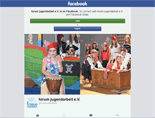 Tablet Screenshot of forumjugendarbeit.ist-im-web.de